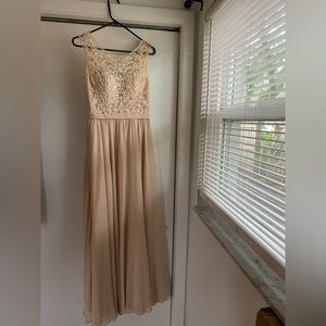 Champagne Morilee by Madeline Gardner Bridesmaids Dress